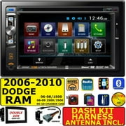 Dual 2006 -10 DODGE RAM 1500 2500 3500 CD/DVD BLUETOOTH USB AUX CAR STEREO RADIO PKG