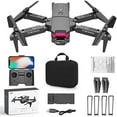 thumbnail image 1 of Dual 4K HD FPV Drone with Camera - LED - Headless Mode - Altitude Hold Mode - Wi-Fi FPV - Trajectory Flight - Camera & Video, 1 of 1