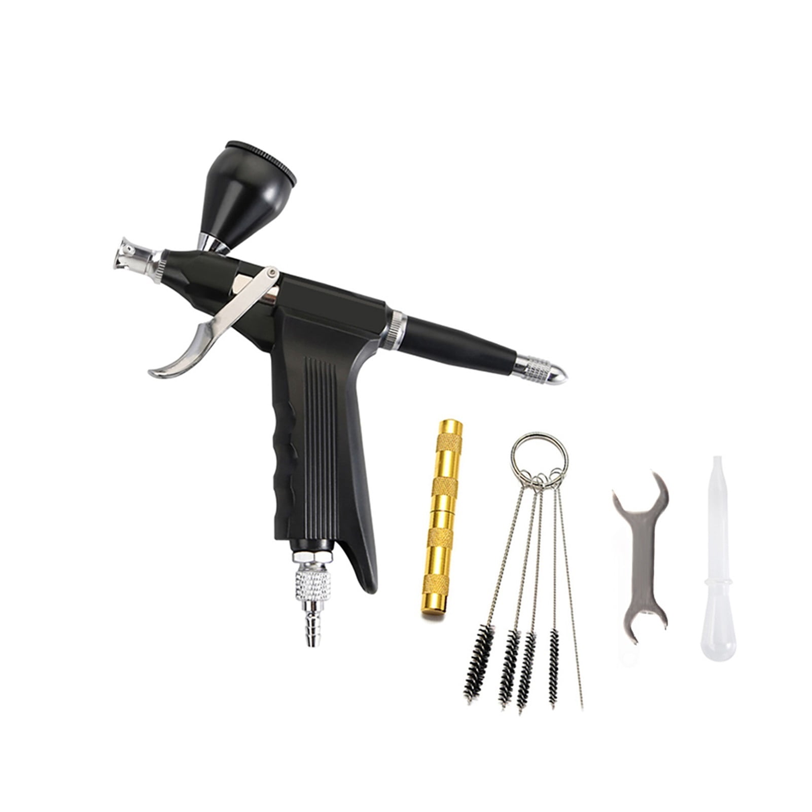 Dual Action Easy Clean Use Trigger Simple Disassembly 20 40 CC Cup High Capacity Airbrush Gun With Hose ,Versatile applications