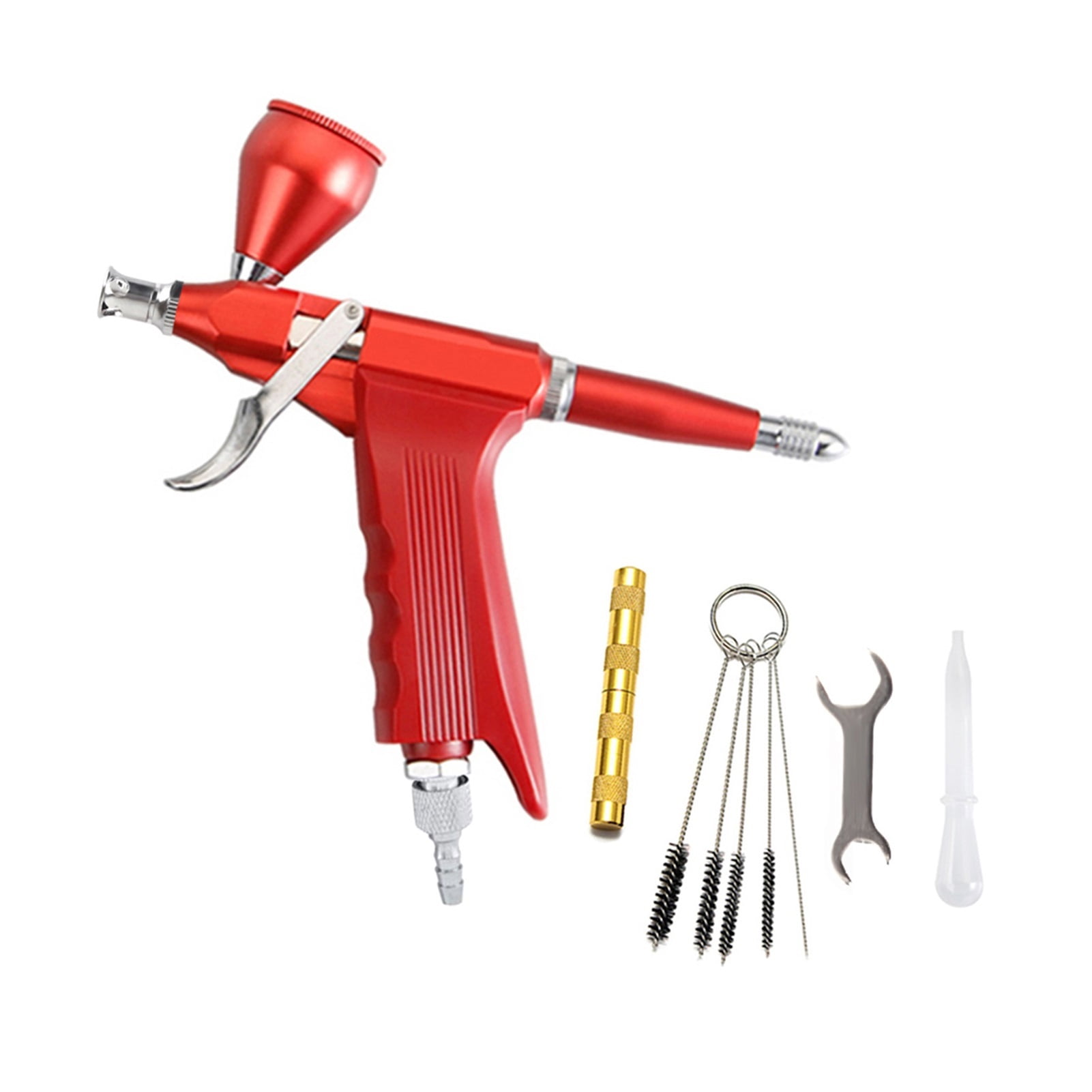 Dual Action Easy Clean Use Trigger Simple Disassembly 20 40 CC Cup High Capacity Airbrush Gun With Hose ,Versatile applications