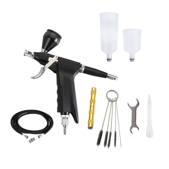 Dual Action Easy Clean Use Trigger Simple Disassembly 20 40 CC Cup High Capacity Airbrush Gun With Hose ,Versatile applications