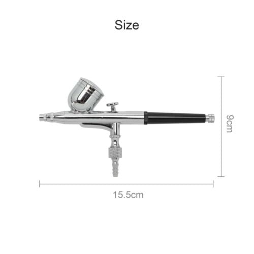 Dual Action Gravity Feed 0.5Mm Spray Gun Airbrush Nail Art Paint Kit Tattoo