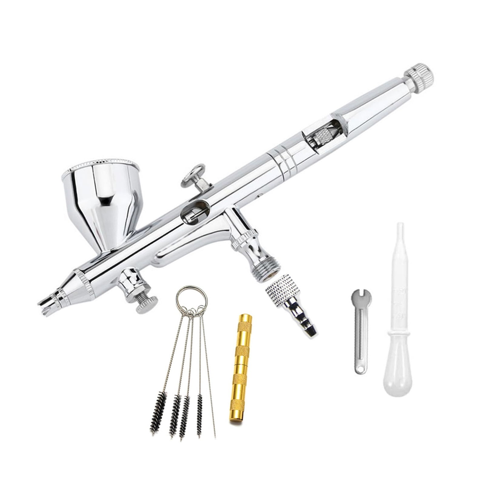Dual Action Portable Airbrush Compressors Pen Machine Set Mini Kit Gun Makeup Air Brush With Accessories ,Versatile applications