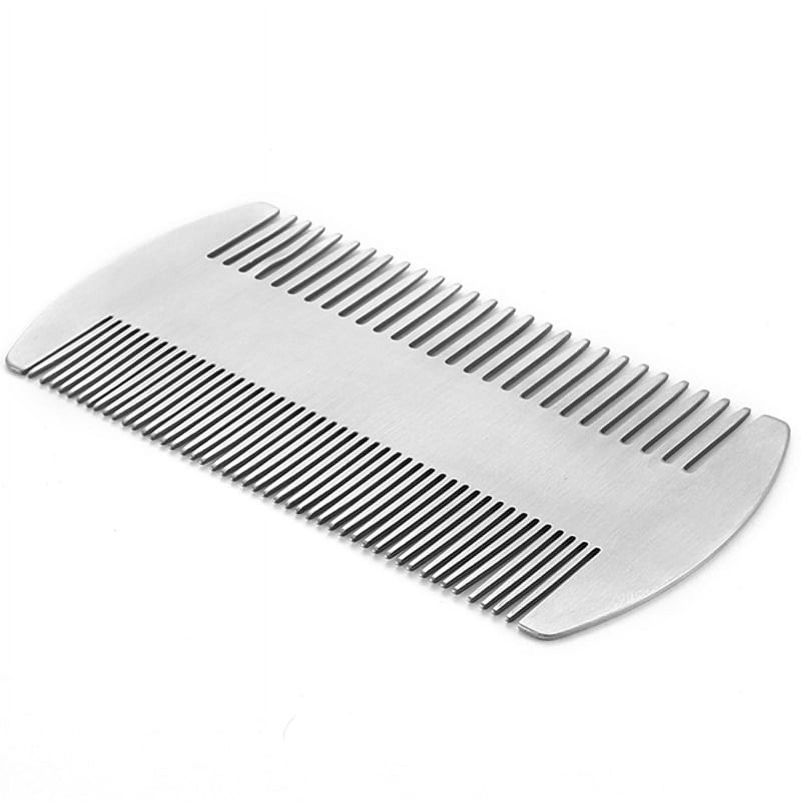 Dual Action Stainless Steel Credit Card Size Comb Wallet Comb Pocket