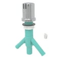 thumbnail image 1 of Dual Air Gap for Double Drawer or Two Separate Dishwashers with Skirted Cap and Extra Long Thread for Thick or Thin Countertops (AG200-004, AG200-001, T52, AMERIGAP), 1 of 9
