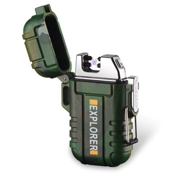 Dual Arc Plasma Electric Rechargeable Flameless Lighter Waterproof Windproof