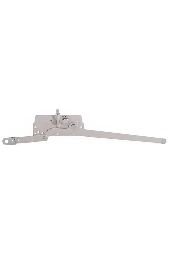 Dual Arm Casement Operator - E-Gard Left-Hand Operator with Reversible Detachable Clips,Metal Material,10-1/2" Arm Length, Sill Mounted ,Residential Window
