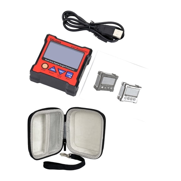 Dual Axis Digital Angle Protractor with 5 Side Magnetic Base High-precision Dual-Axis Digital ,Water-Proof & Dust Resistant