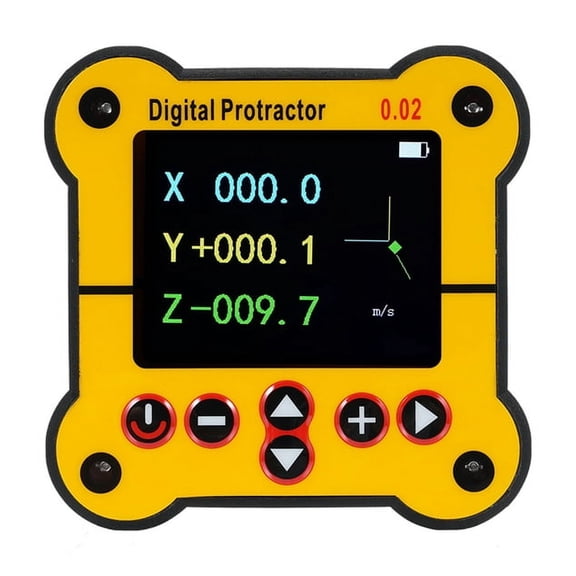 Dual Level Digital Protractor Electronic Level Angle Gauge Finder Inclinometer 0.02Resolution Woodworking Tool