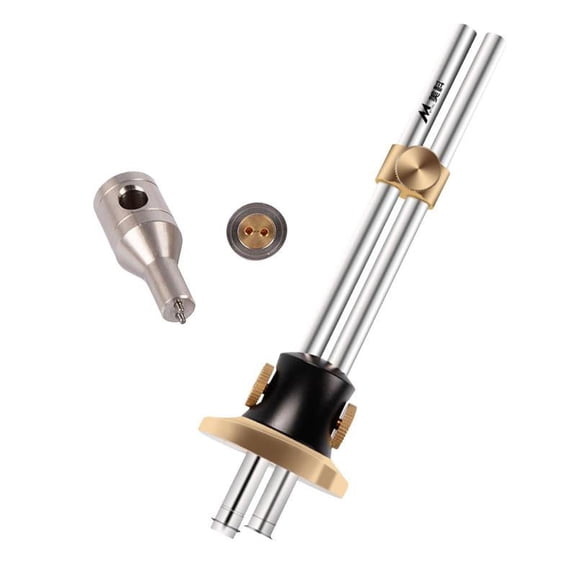 Dual Axis Wheel Marking Gauge Kit for Soft/Hard Wood Dovetail Marker Mortise Gauge Wood Scribe Tool Micro-Adjust DIY Tools