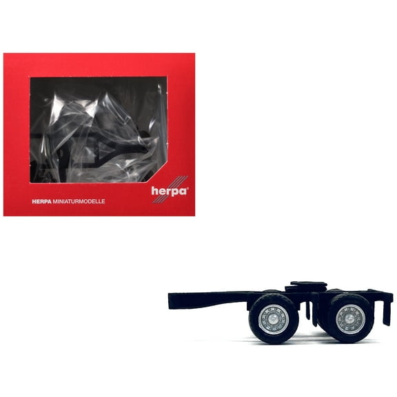 Promotex 460010BK Dual Axle Converter Dolly A-Train 1-87 Scale - HO Plastic Model