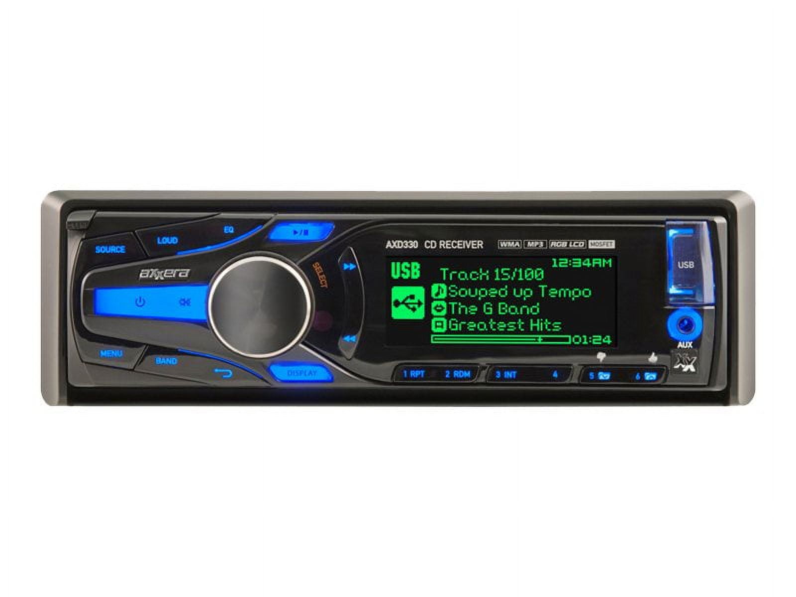 Dual Axxera AXD330 - Car - CD receiver - in-dash - Single-DIN - 60 Watts x 4