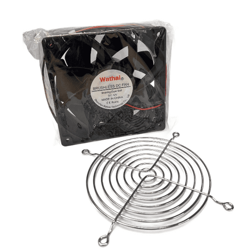 Dual Ball 120mm x 38mm PWM Computer PC Case Fan 12V 4pin 5300rpm High Airflow Duall Ball CFM FG DC Brushless Cooling Fan (No screws included) : RoHS