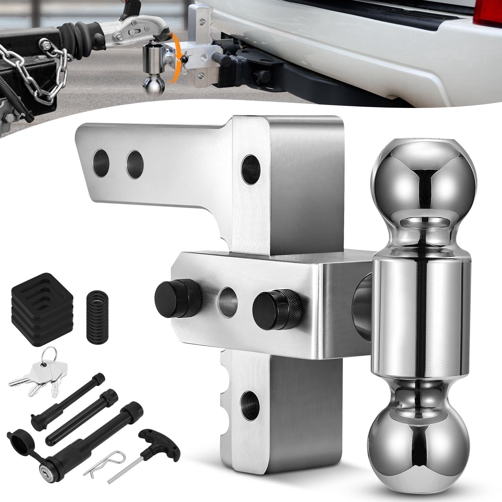 1 14 Receiver Hitch With 2 Ball