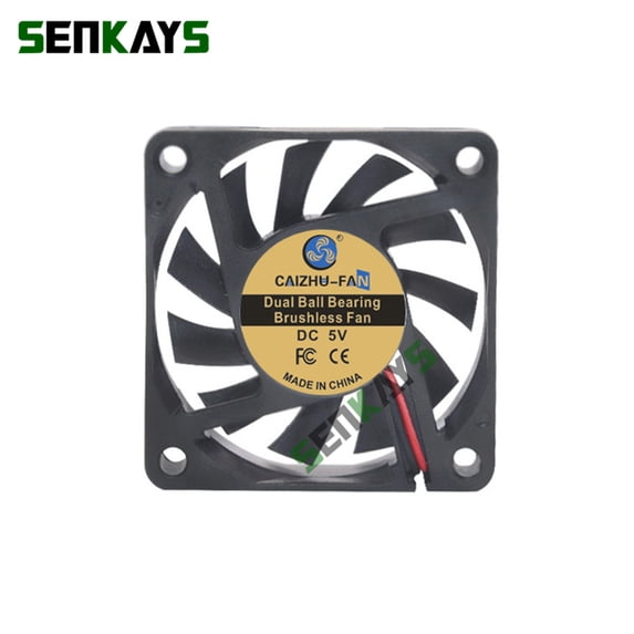 Dual Ball Bearing DC5V 12V 24V 60mm 6010 DC Fan 60x60x10mm 6cm Cooling Cooler Fan Computer PC CPU Case Cooling Fan XH2.54 2Pin