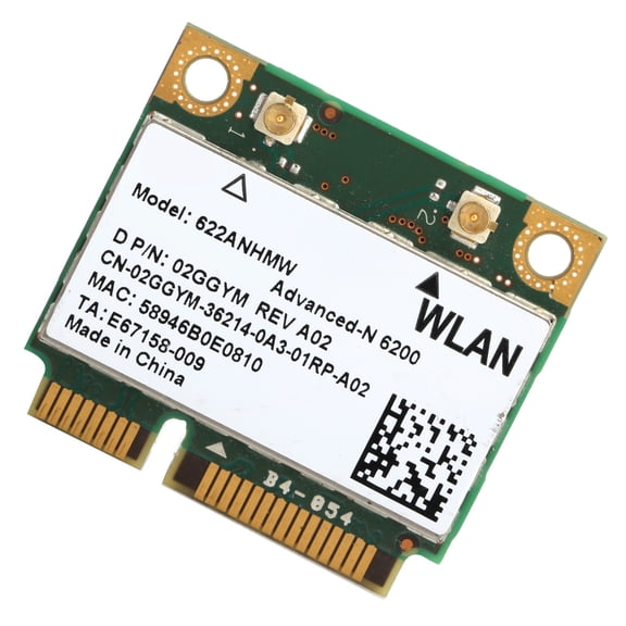 Dual Band Mini PCI-E Wireless Network Card, 300 Mbps Desktop and Laptop Wifi Adapter / 2.4 GHz & 5 GHz