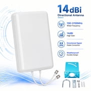Dual-Band Outdoor Wireless 2x2 MIMO Outdoor Antenna,Fully Compatible with 5G 4G LTE WiFi, Supports Multiple Carriers,Boosts Home Signal