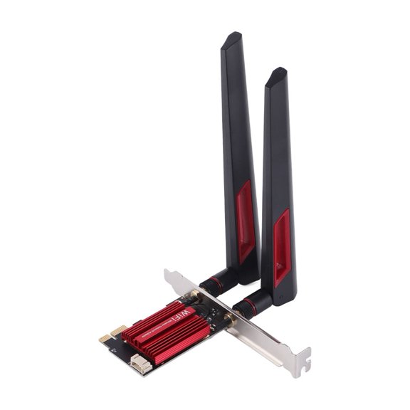Dual Band PCIe WiFi Card, 1200Mbps Wireless Network Adapter With <span Style="background:red"></span> 2x 10dBi Gain Antennas
