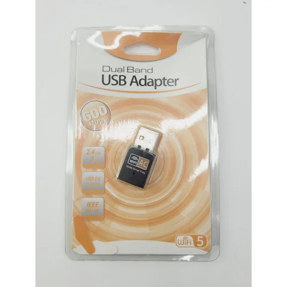 Dual Band Usb Adapter 600Mbps