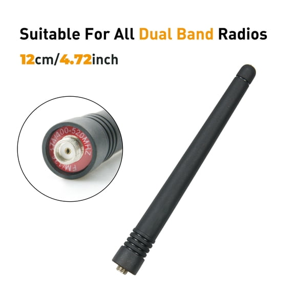 Dual Band VHF UHF 136-174/400-520Mhz Antenna for BaoFeng UV-5R UV-82 UV-9R Plus F8HP Handheld Walkie Talkies