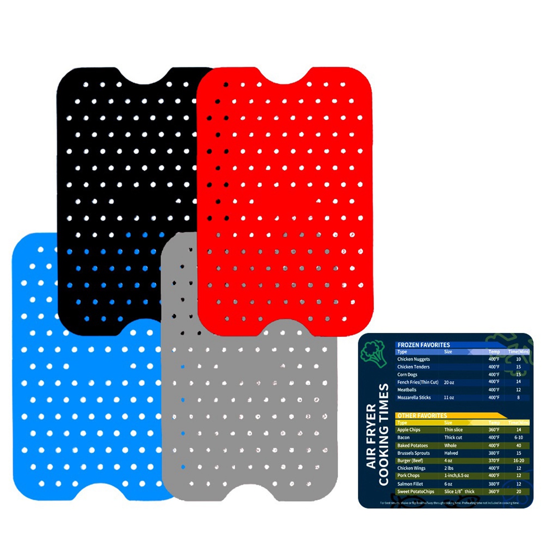 Dual Basket Air Fryer Liner,Reusable Air Fryer Liner,for Ninja Foodi