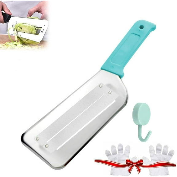 Dual Blade Julienne Cutter, Stainless Steel Dual Blade Julienne Cutter, Cabbage Shredder Slicer, Multifunctional Vegetable Slicer, Kitchen Lettuce Knife