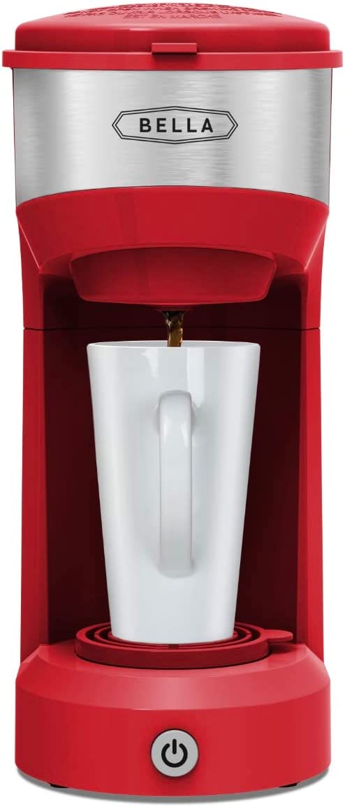 Dual Brew Single Serve Coffee Maker, K-cup Compatible with Ground ...