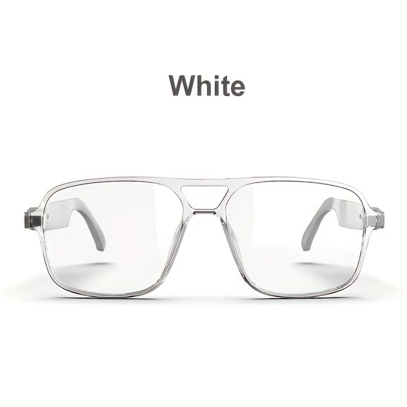 Dual Bridge Wireless Smart Glasses with Light Sensitive Color Changing Lenses, Anti Blue Light And Anti Ultraviolet Sunglasses - Listen to Music/Answer Calls/Voice Assistant