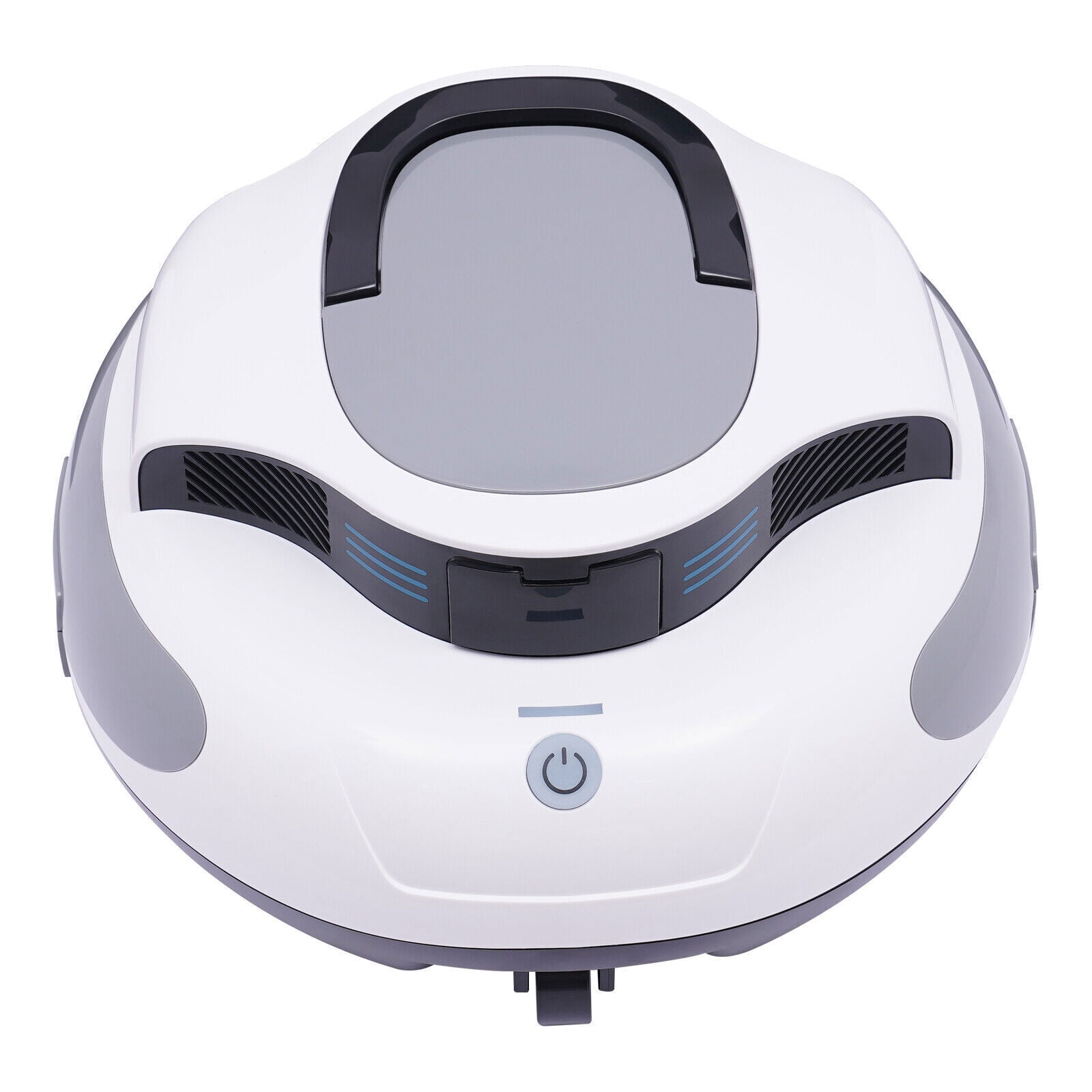 Dual Brushless Motor Cordless Robotic Pool Vacuum Cleaner 5000mAh Waterproof Pool Automatic Cleaner for Above Ground Pools 42L/1420Oz/Min (White)