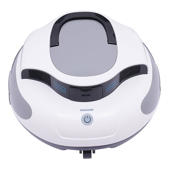 Dual Brushless Motor Cordless Robotic Pool Vacuum Cleaner 5000mAh Waterproof Pool Automatic Cleaner for Above Ground Pools 42L/1420Oz/Min (White)