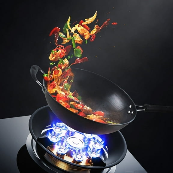 Dual Burner Gas Stove, Efficient Cooking with Flameout and Anti-Backfire Protection, 4.2KW & 5.2KW, Electronic Pulse Ignition