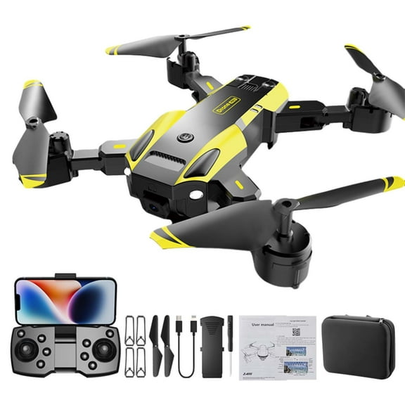 Dual Camera Folding Unmanned Aerial Vehicle Remote Control Aircraft Four Aircraft For Avoiding Obstacles All Sides
