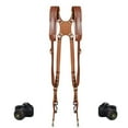thumbnail image 1 of Dual Camera Strap, Adjustable Dual Shoulder Leather Camera Strap, Camera Harness for 2 Cameras, Double Camera Harness for DSLR/SLR, Dual Camera Harness for Photographers, 1 of 7