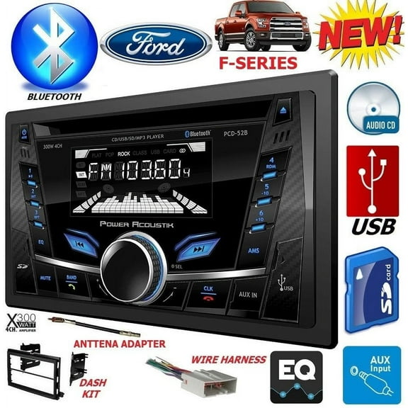 Dual Car Stereo for Ford F150/250/350/450/550 2004-2016