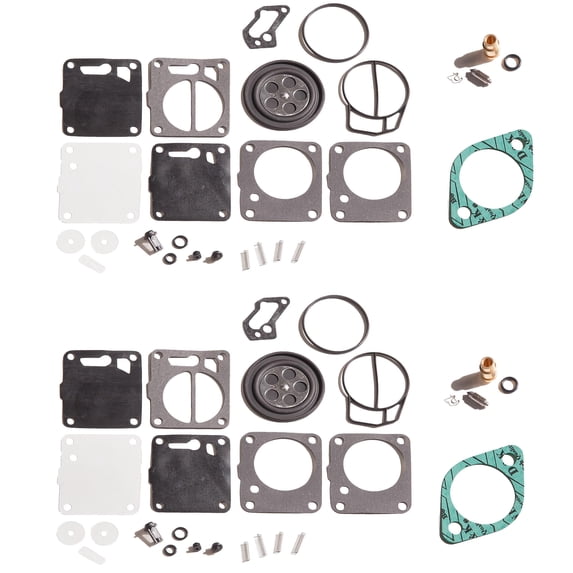 Dual Carb Rebuild Kit With Needle Seat & Base Gaskets Sea Doo SPX 93 94 95