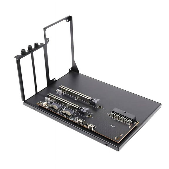 Dual Card Slot SlimSAS Card External GPU Dock PCIe4.0 Laptop to External Video Graphics Card PCIe4.0 X16 to 8654 Adapter