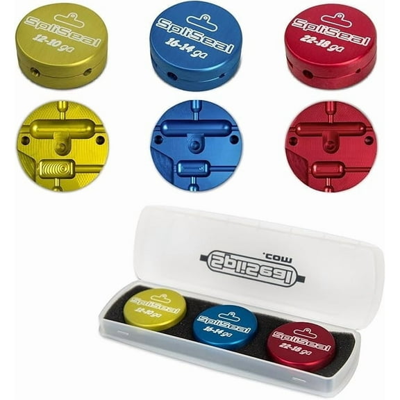 Dual Cavity 22-18 AWG Hanger/Ring Connector Mould - Corrosion/Weather Resistant, Electrical - 3-Pack