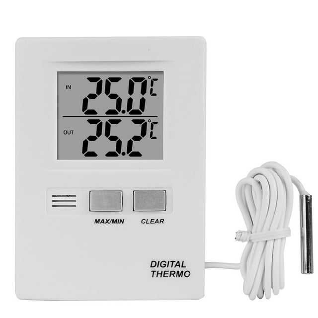 Dual-Channel Digital Display Electronic Indoor And Outdoor Thermometer ...