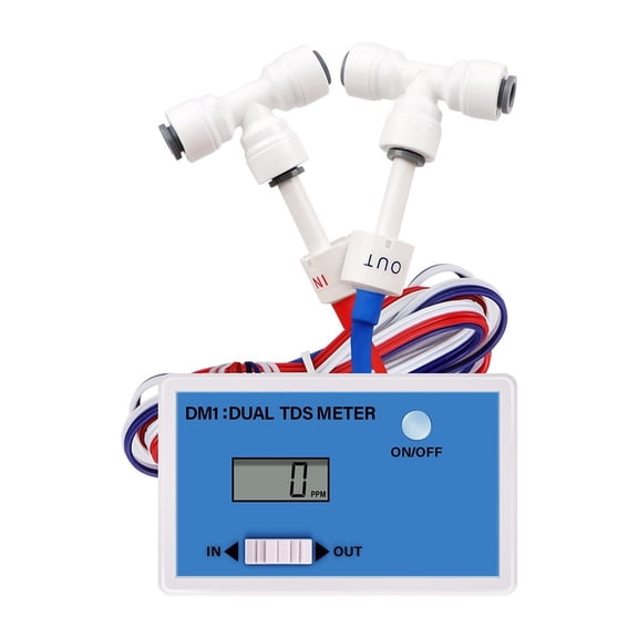 Dual Channel Digital EC & TDS Water Quality Tester, Portable Drinking Water Pool Conductivity ,Easy to Use