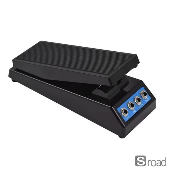 Dual Channel Stereo Volume Pedal, Passive Guitar/Bass Volume Control Pedal With 6.35mm (1/4) Input Output, Adjustable Minimum Volume For Expression Control