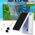 thumbnail image 1 of Dual Charge Solar Oxygen Pump with USB and Sun Power for Fish Pond, Portable Aeration System with 12+ Hour Runtime for Hydroponics Indoor Aquarium Outdoor Use, 1 of 9