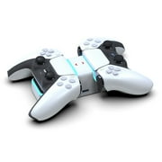 Dual Charger for PS5 Controller, Slim, White