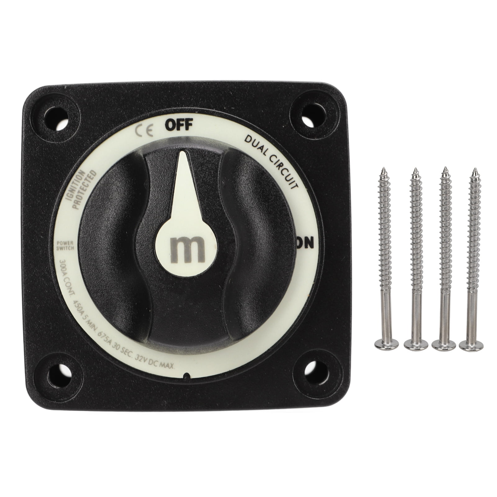 Dual Circuit Battery On Off Switch Power Cut Disconnect Isolator IP66