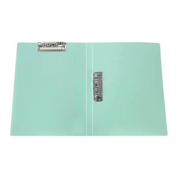 Dual Clip A4 Document Folder, Horizontal and Vertical File Holder Durable Plastic Clipboard, for Office and Study Paper Organization Business and Youngster Document Organizer