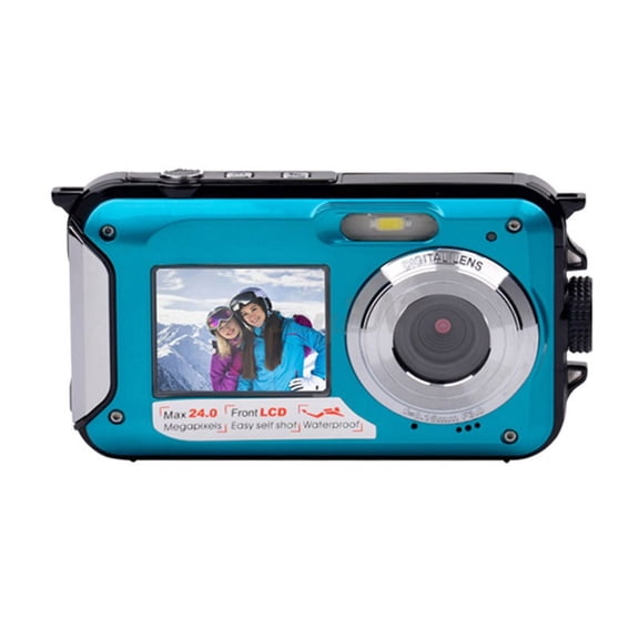 Dual Color Display Digital Camera, 48MP High Pixel Waterproof Outdoor Camera