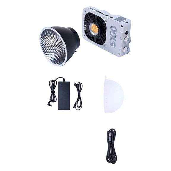 Dual Color Temperature COB Photography Light Soft Fill Lamp for DSLR Cameras, for Night Scenes & Filming US PLUG White,1 x COB Photography Light kit,White