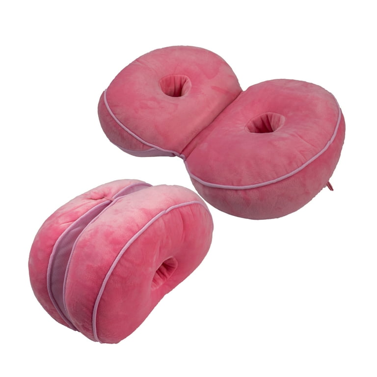 Dual Comfort Cushion Lift Hips Up Seat Cushion Beautiful Buttocks Cushion Orthopedic Posture Correction Cushion for Relief Sciatica Tailbone Hip Pain