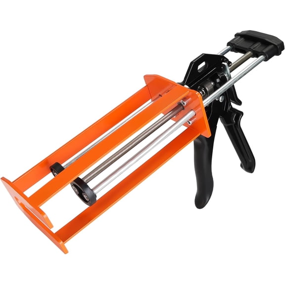 Dual Component Caulking Gun 450ML / 600ML / 650ML (1:1 & 2:1), Manual 2 Part Epoxy Gun for Panel Bonding Adhesive, Structural Epoxy, Plastic & Fiberglass Repair