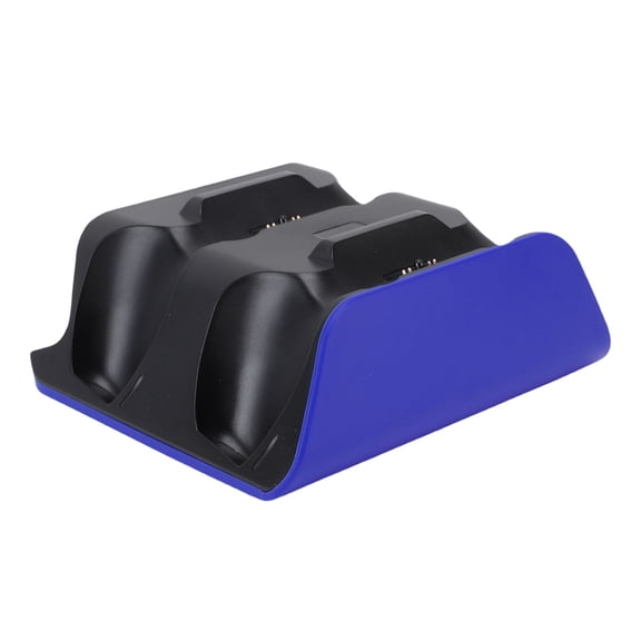 Dual Controller Charging Station Compatible with PlayStation 5 DualSense Edge Wireless Controllers Fast Charger Dock Storage Stand Base Blue Black