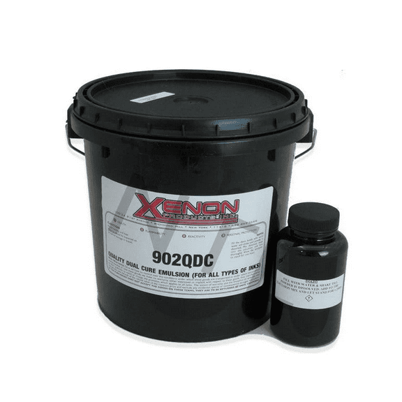 Dual Cure Screen Printing Emulsion - Xenon 902 QDC (32oz/1 Quart) Diazo Emulsion - for All Types of Ink - Water Based Ink and Plastisol Ink
